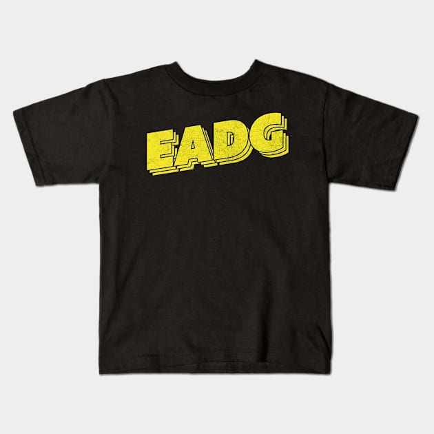 EADG // Bass Guitarist Gift Design Kids T-Shirt by DankFutura